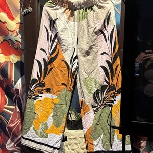 Sweet Rain Multicolor Wide-Leg Pants